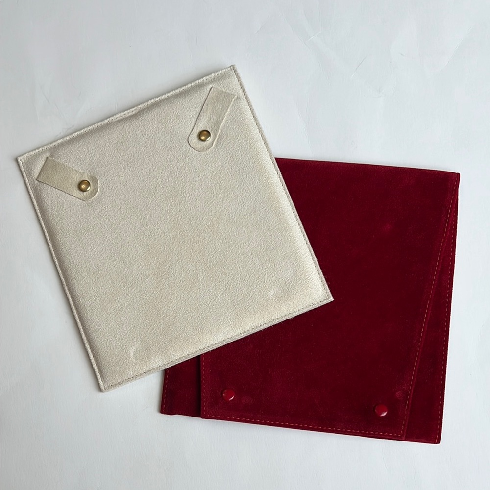 Cartier Suede Necklace Snap Large Pouch - Picture 5 of 5